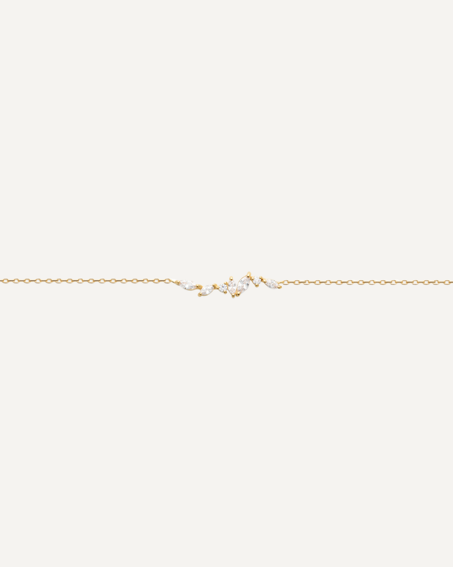 Bracelets en Plaqué or - zircons pour femme