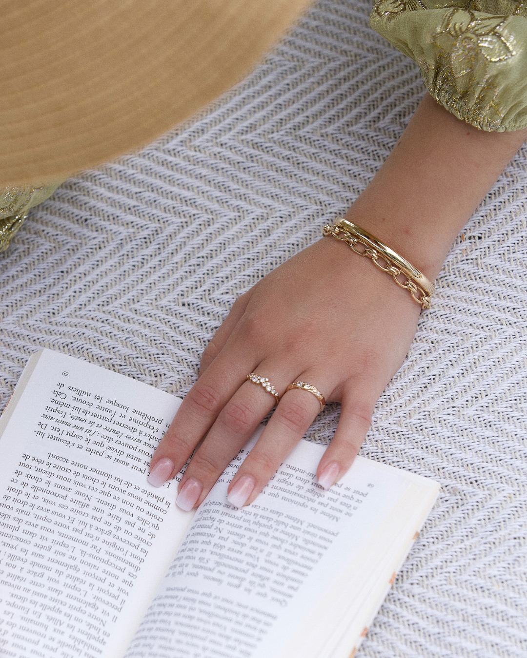 Bague zircons | maison lissia