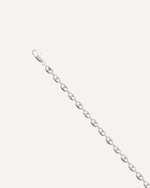 Bracelet grain de café pour homme en argent 925