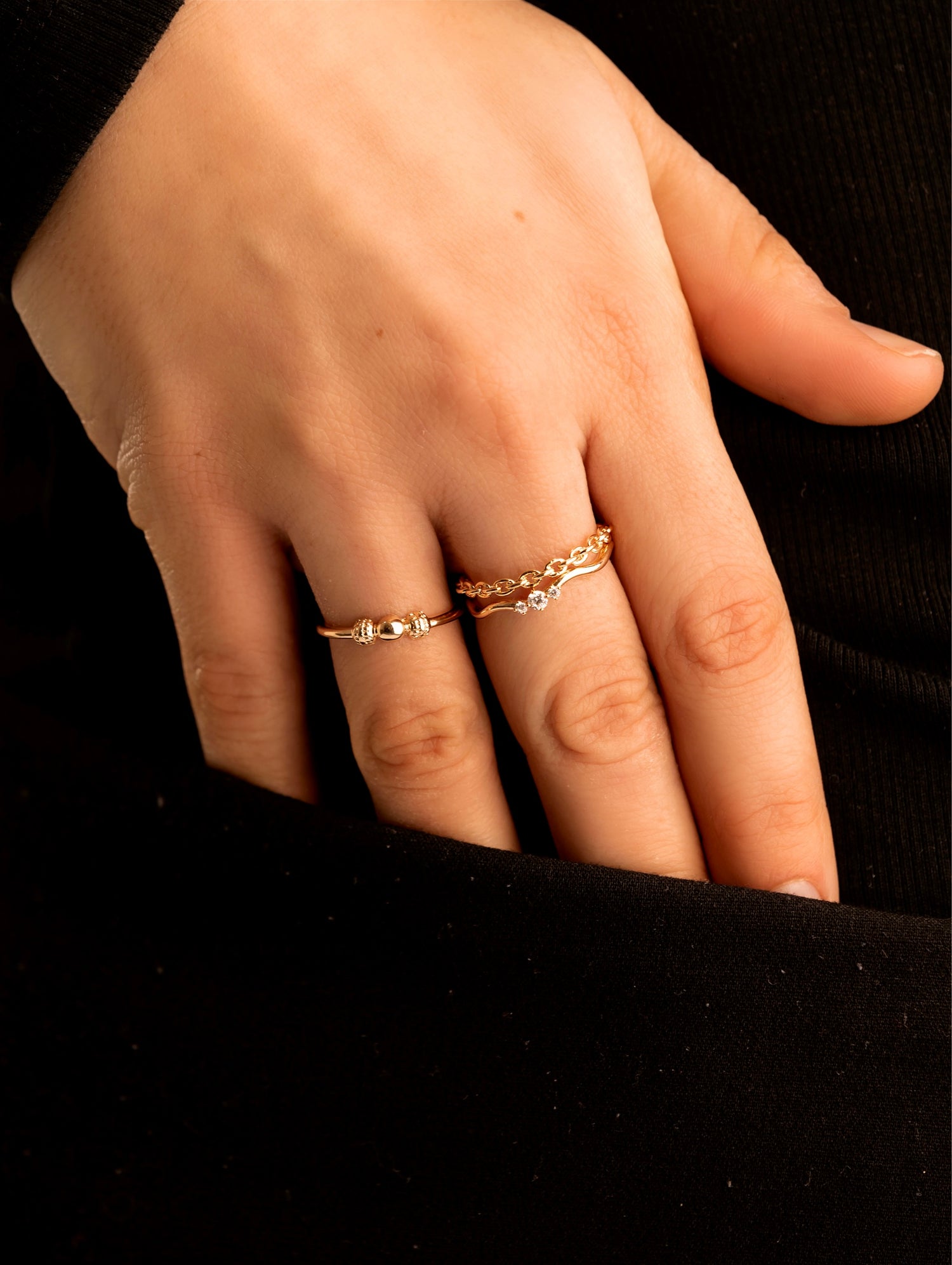 bague claudia plaqué or maison lissia