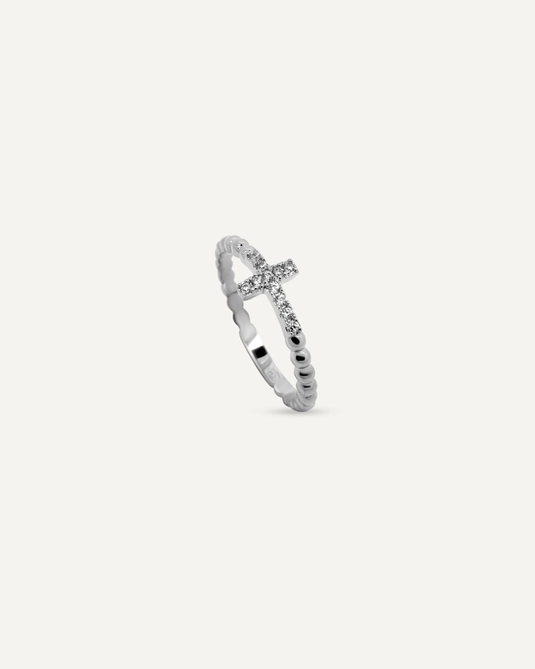 bague croix argent 925 maison lissia