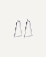 Boucles d'oreille triangle en argent 925