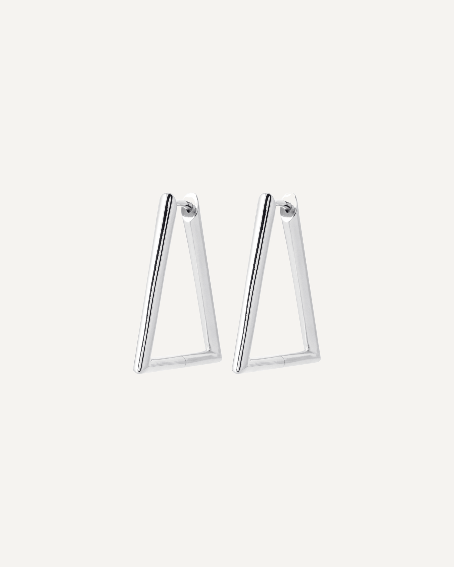 Boucles d'oreille triangle en argent 925