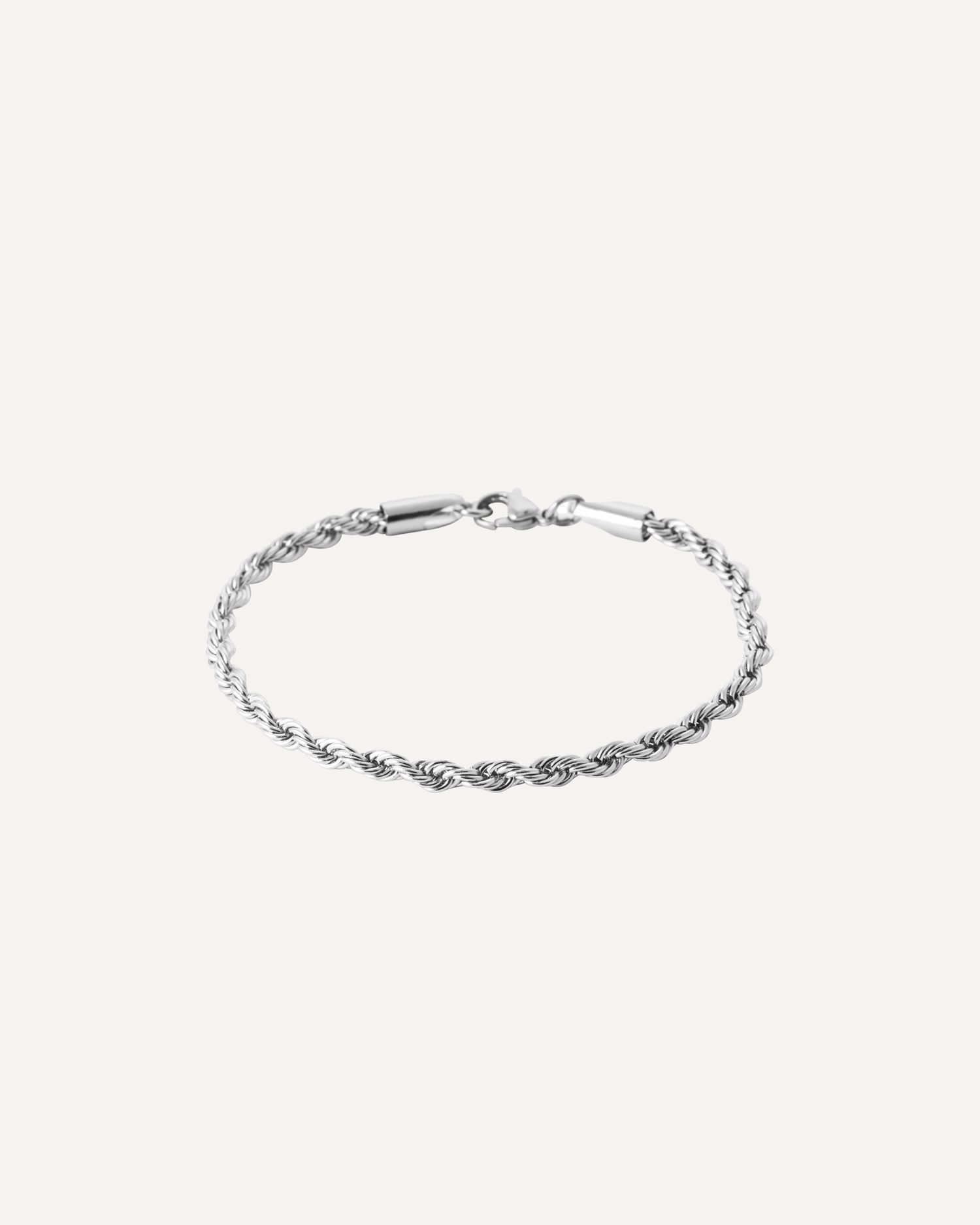 Bracelet maille torsadée pour homme en acier inoxydable 