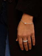 Bracelet en argent 925 et zircon Maison Lissia