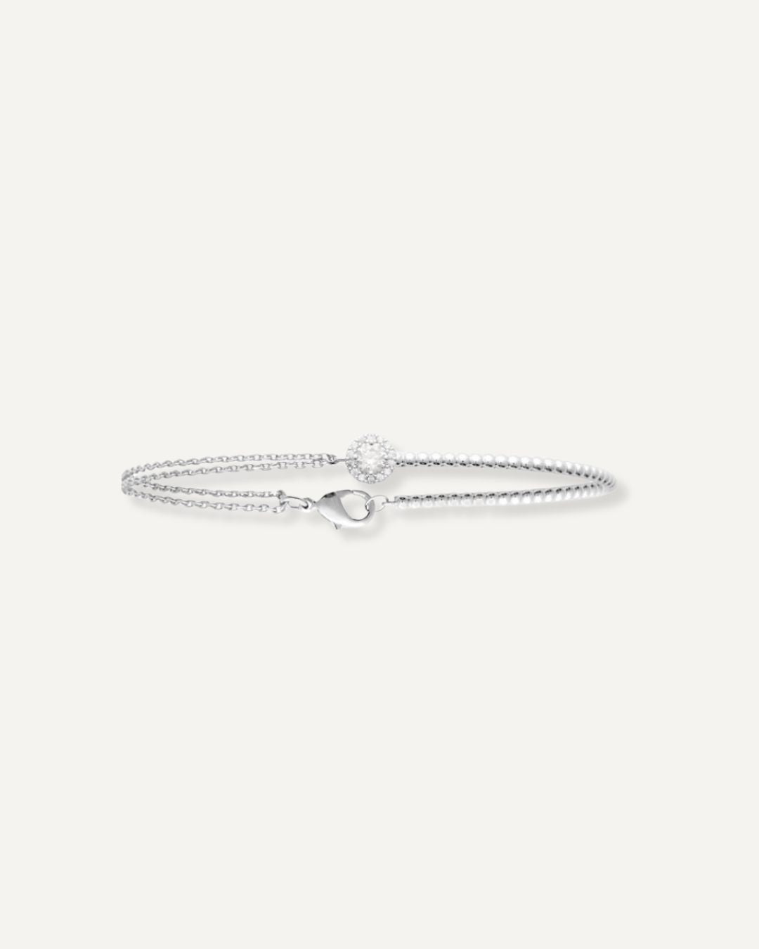 Bracelet en argent 925 recyclé maison lissia