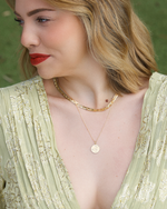 Collier tressé en plaqué or 18 carats Maison Lissia