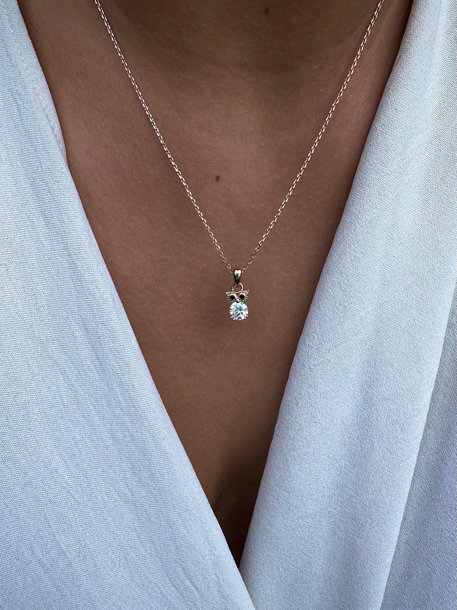 OWL NECKLACE - ATHENA