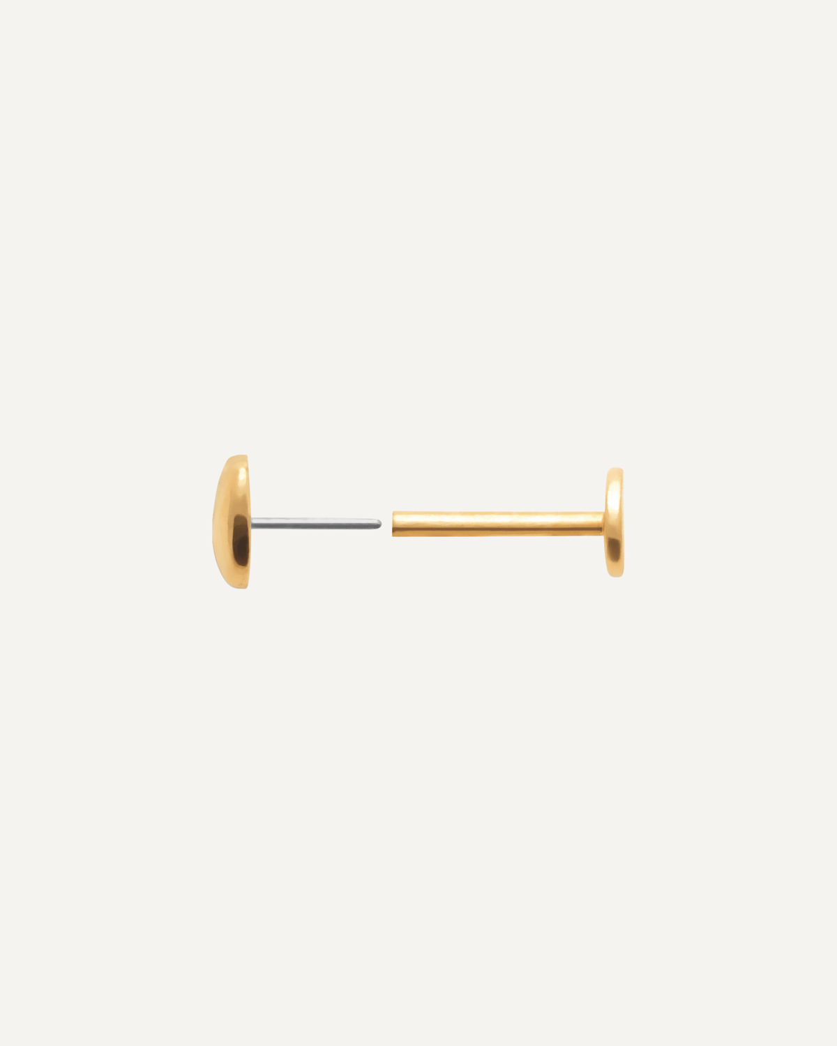 Piercing en titane en forme de coeur