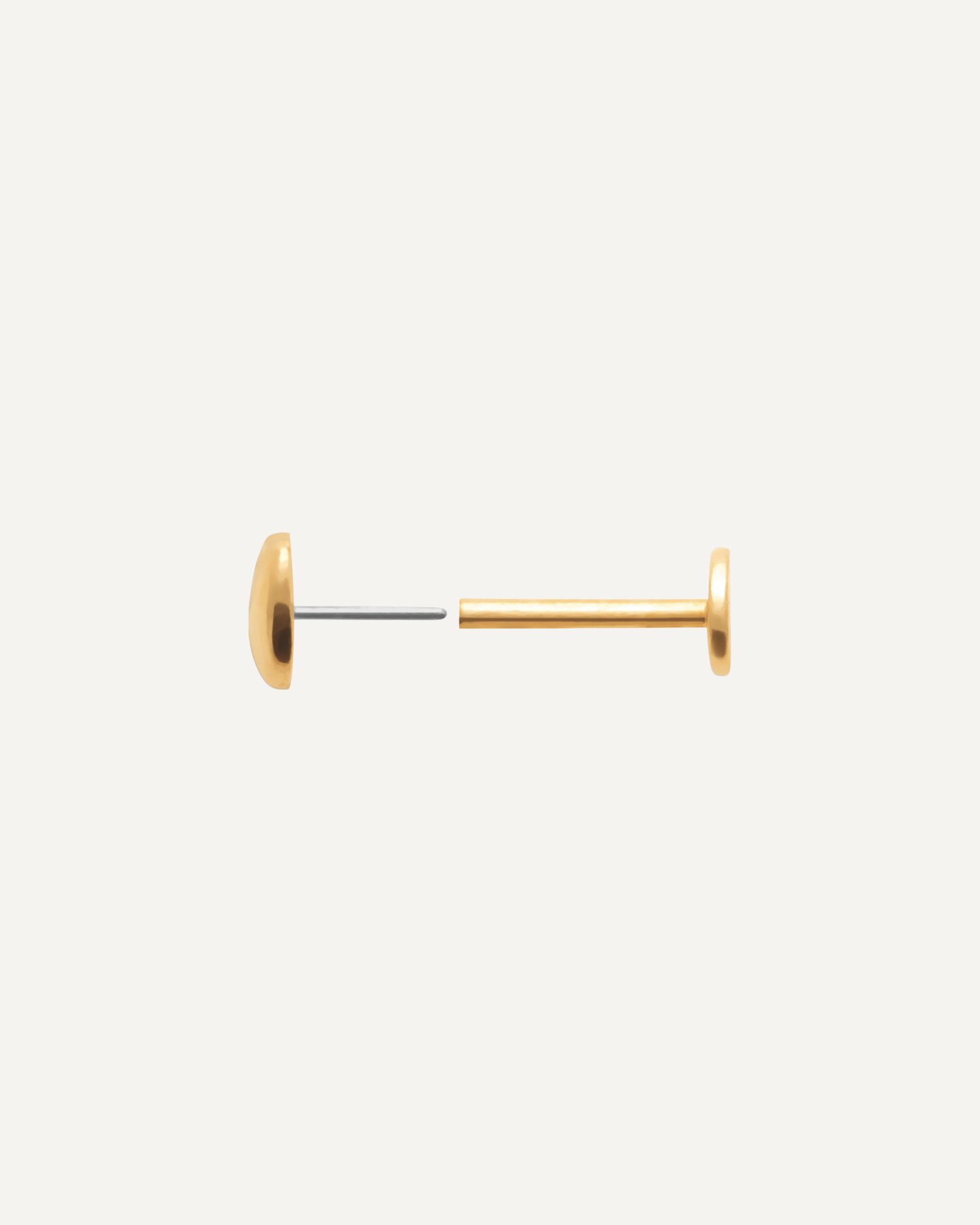Piercing en titane en forme de coeur
