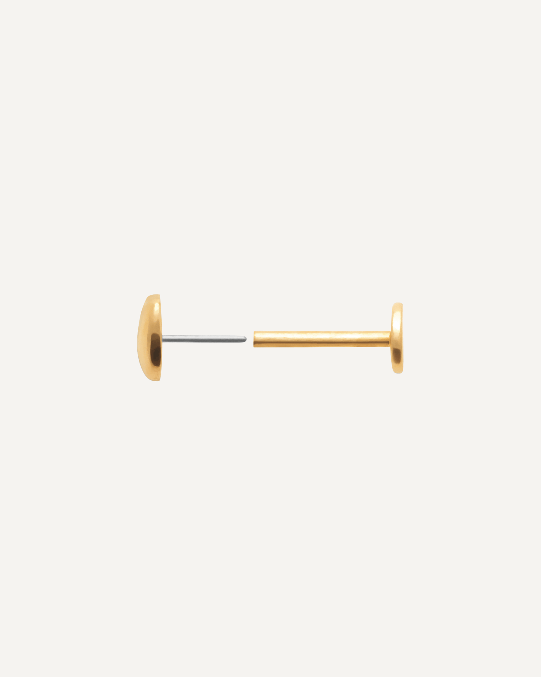 Piercing en titane en forme de coeur
